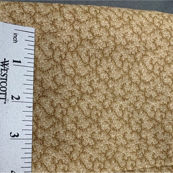 Brown Textured Cotton Fabric 1/2 yard 44" Wide Quilting Craft - Picture 2 of 3